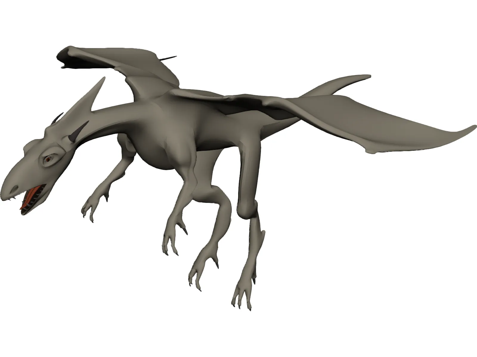 Dragon 3D Model main preview