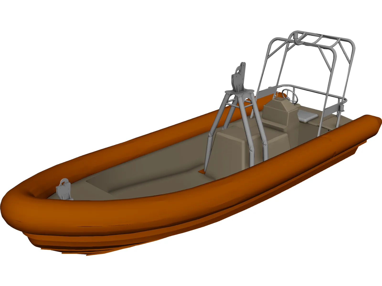 Search and Rescue Craft 3D Model main preview