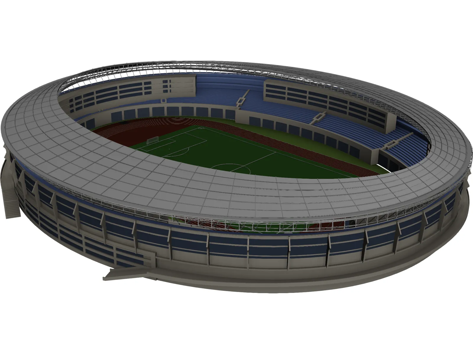 Stadium 3D Model main preview