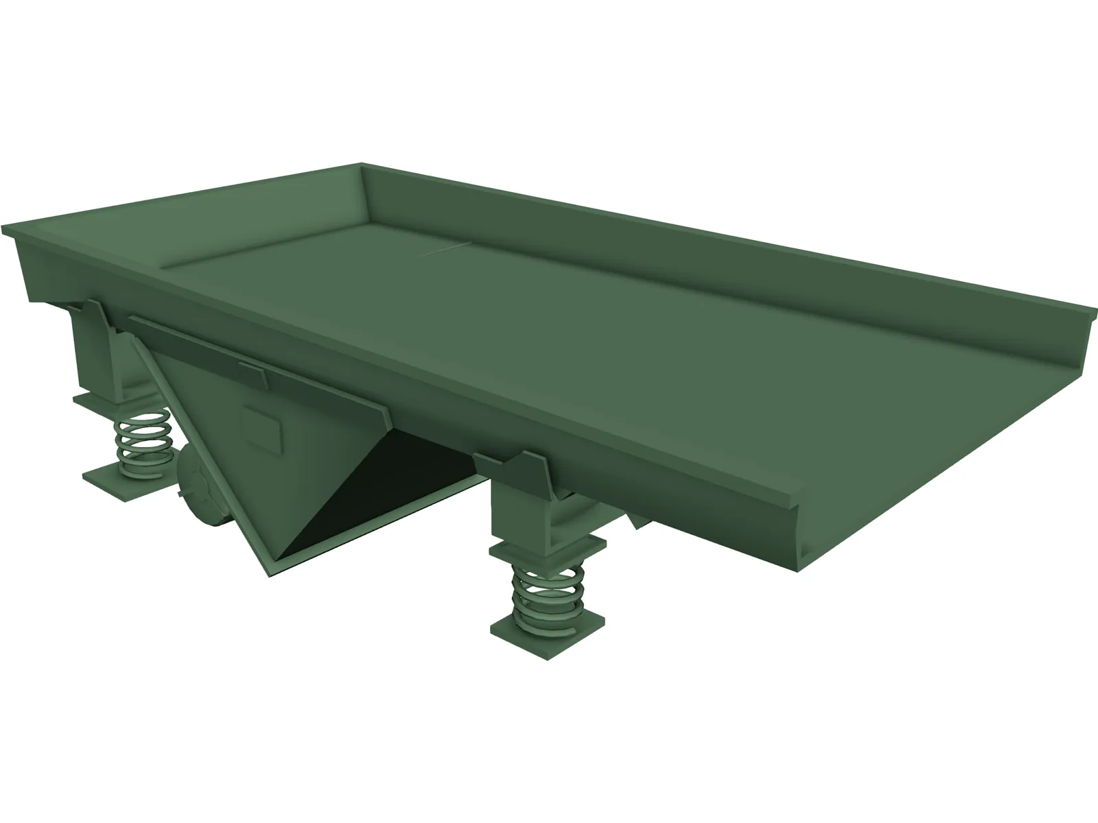 Vibratory Feeder 3D Model main preview