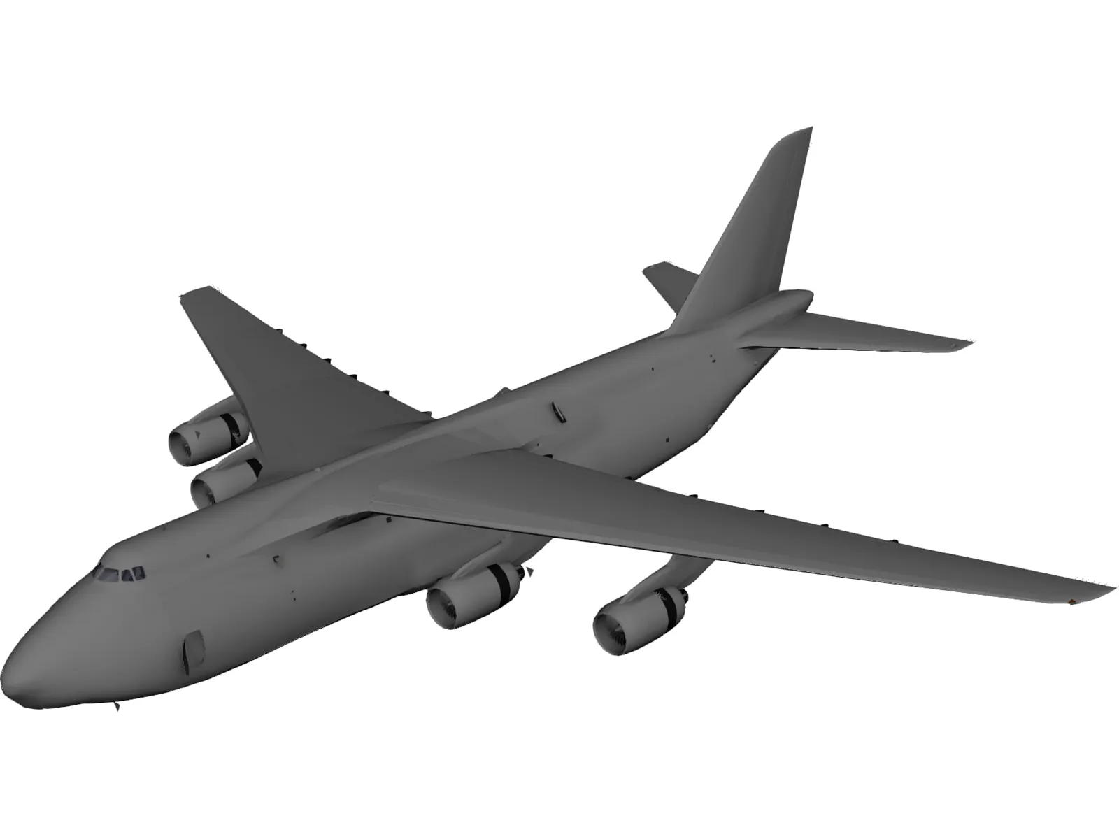Antonov An-124 3D Model main preview