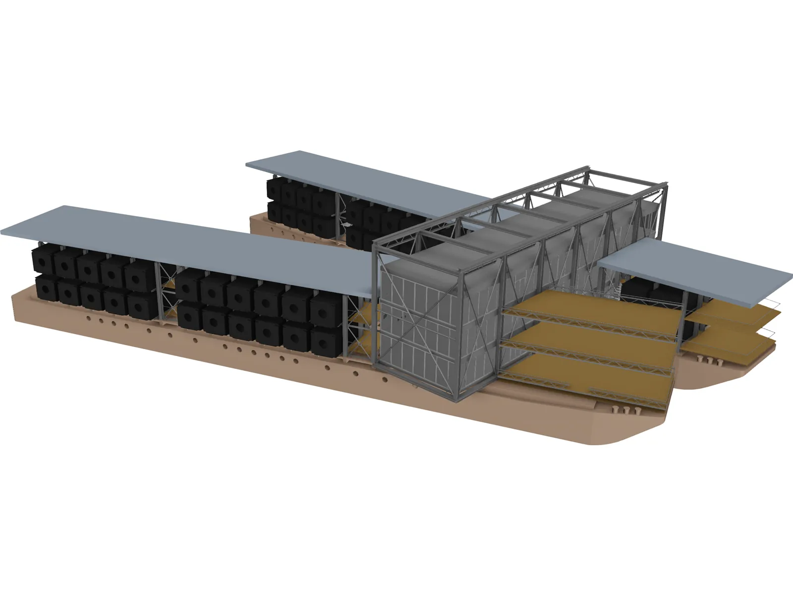 Botel 3D Model main preview