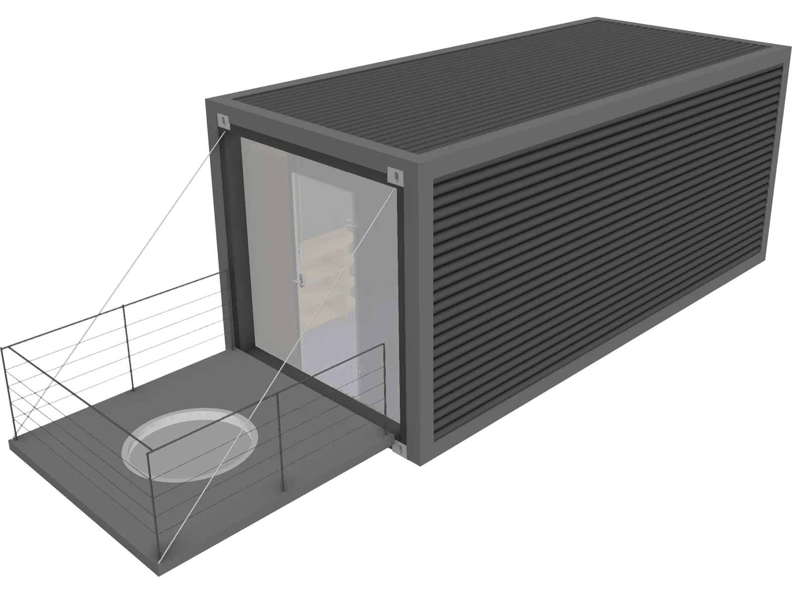 Botel 3D Model main preview