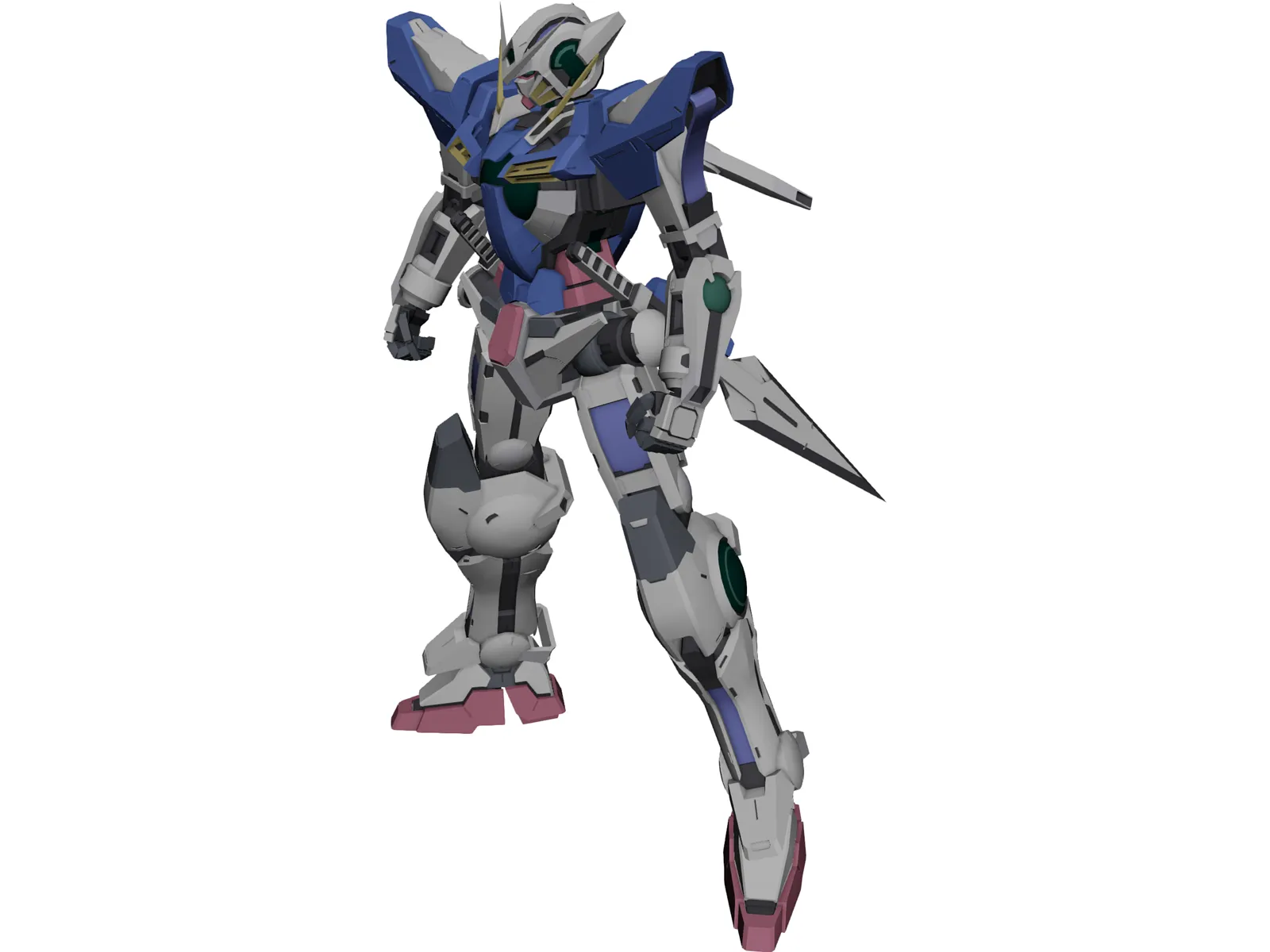Gundam 3D Model main preview