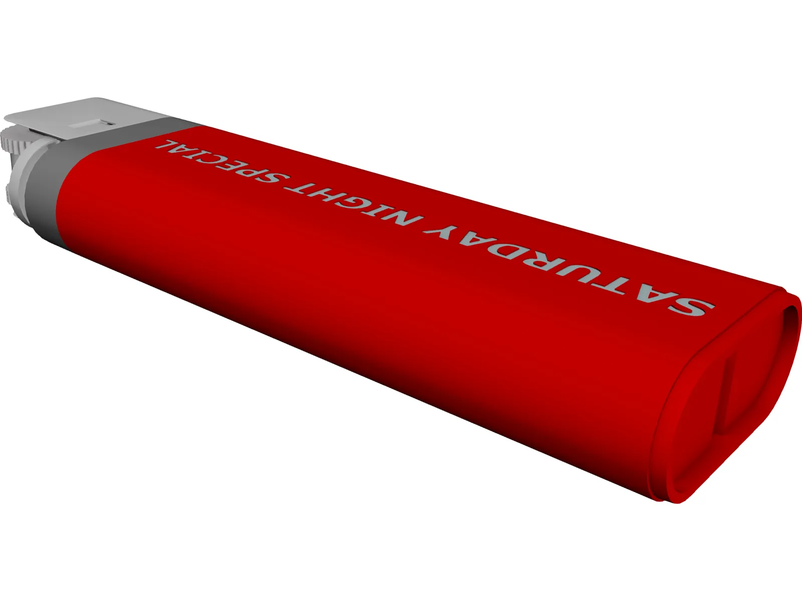 Lighter 3D Model main preview