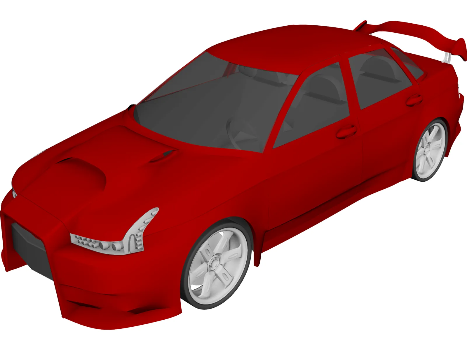 VAZ 2110 Evolution Concept 3D Model main preview