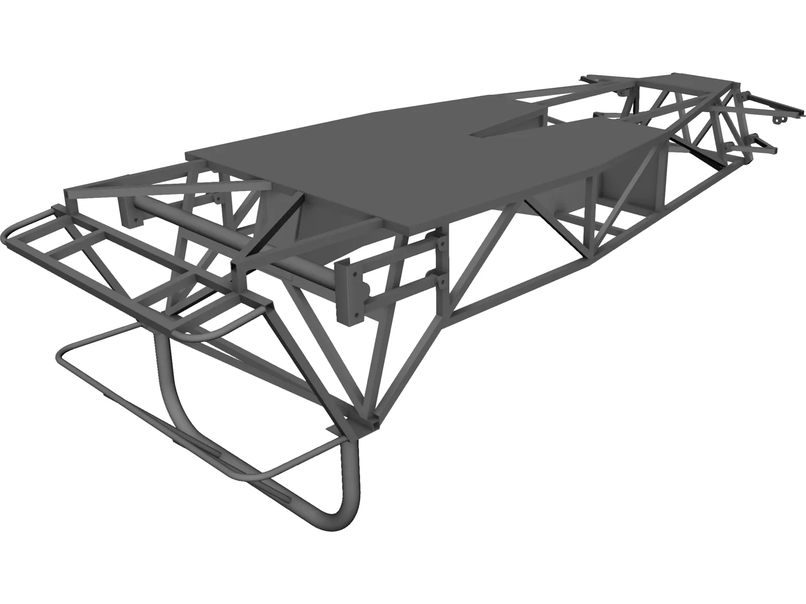 Frame Lotus Seven 3D Model main preview