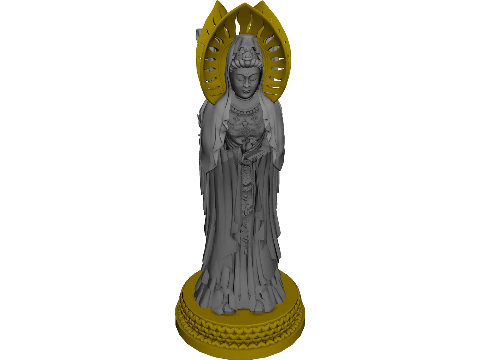 Venus Buddha 3D Model main preview