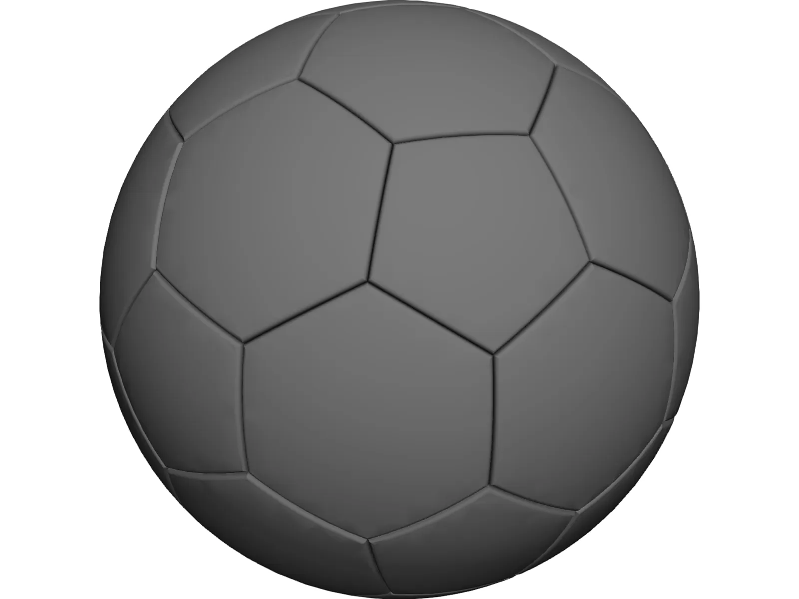 Soccer Ball 3D Model main preview