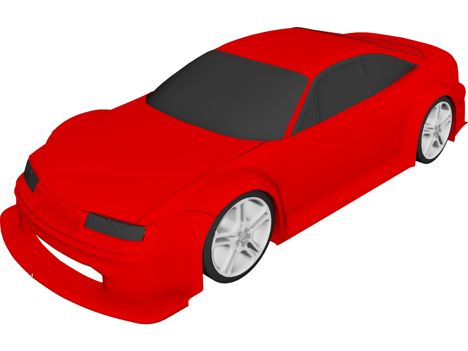 Opel Calibra DTM 3D Model main preview