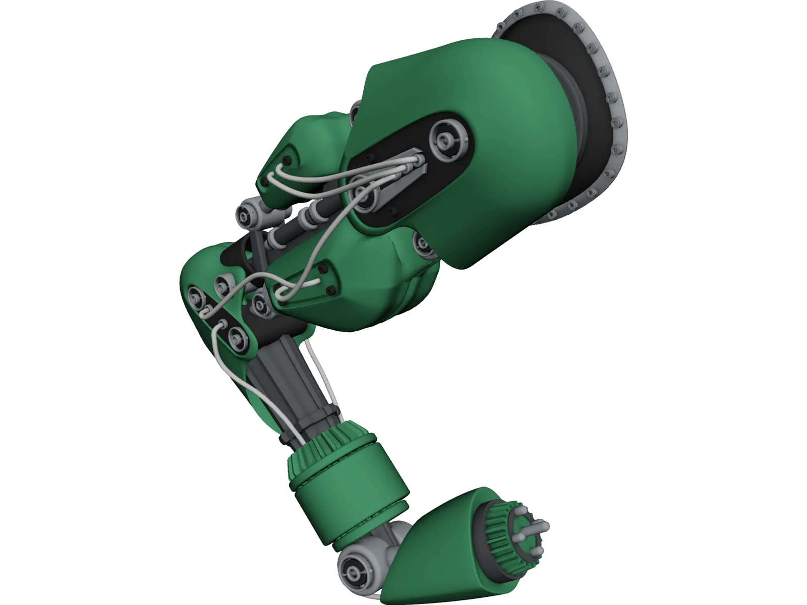 Robot Arm 3D Model main preview