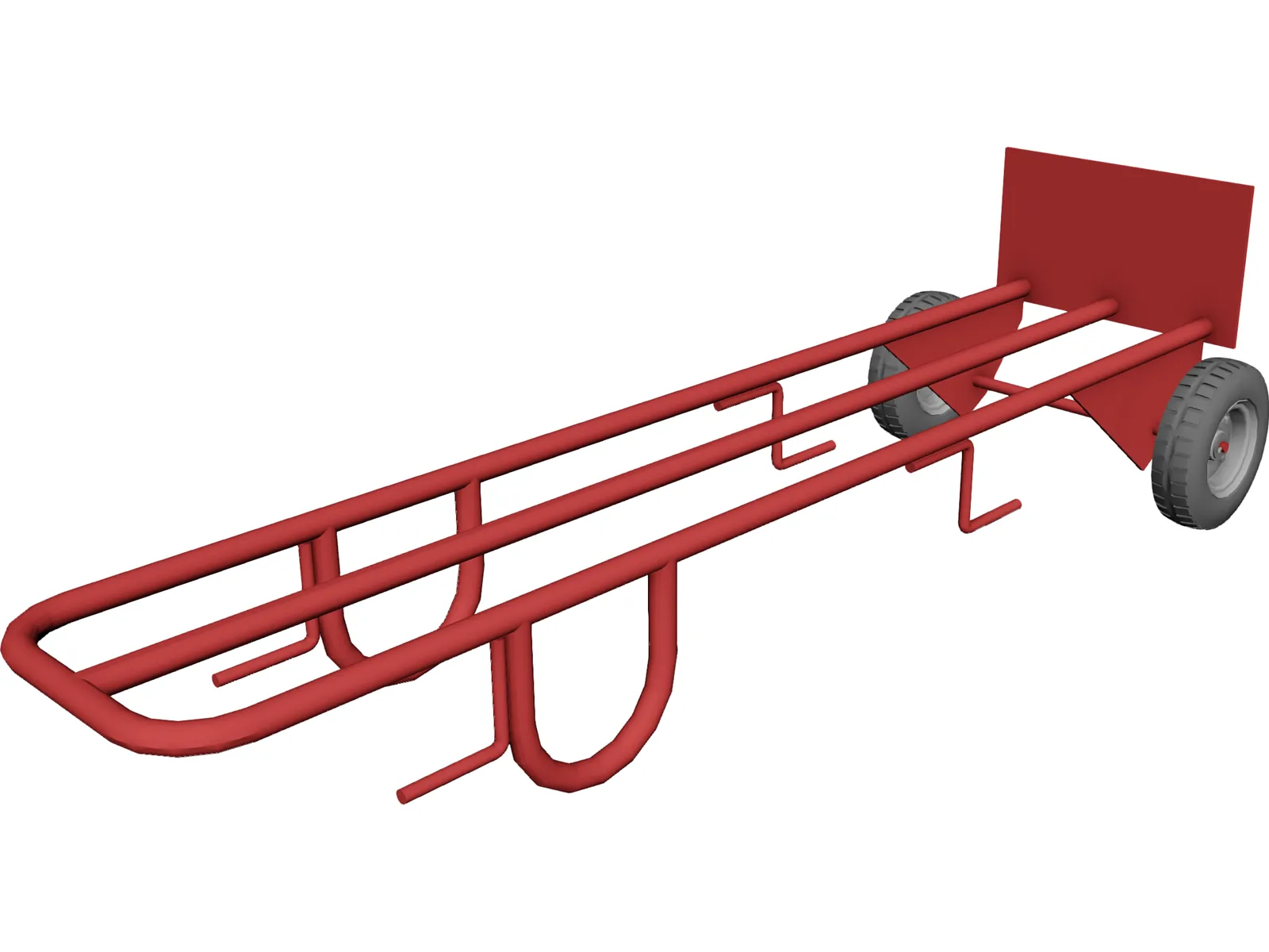 Hand Truck 3D Model main preview