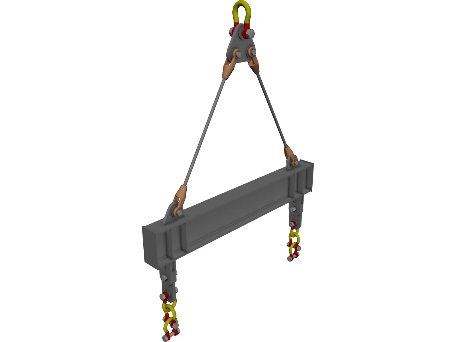 Spreader Beam 3D Model main preview