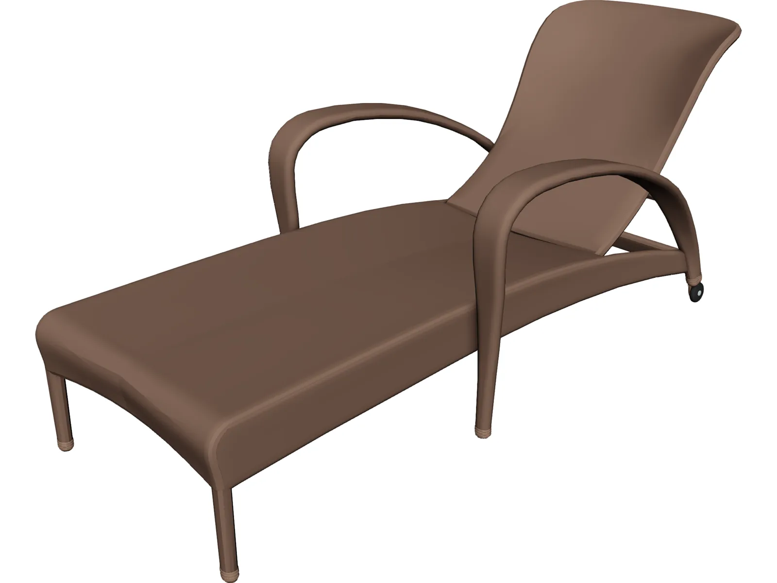 Garden Chair 3D Model main preview
