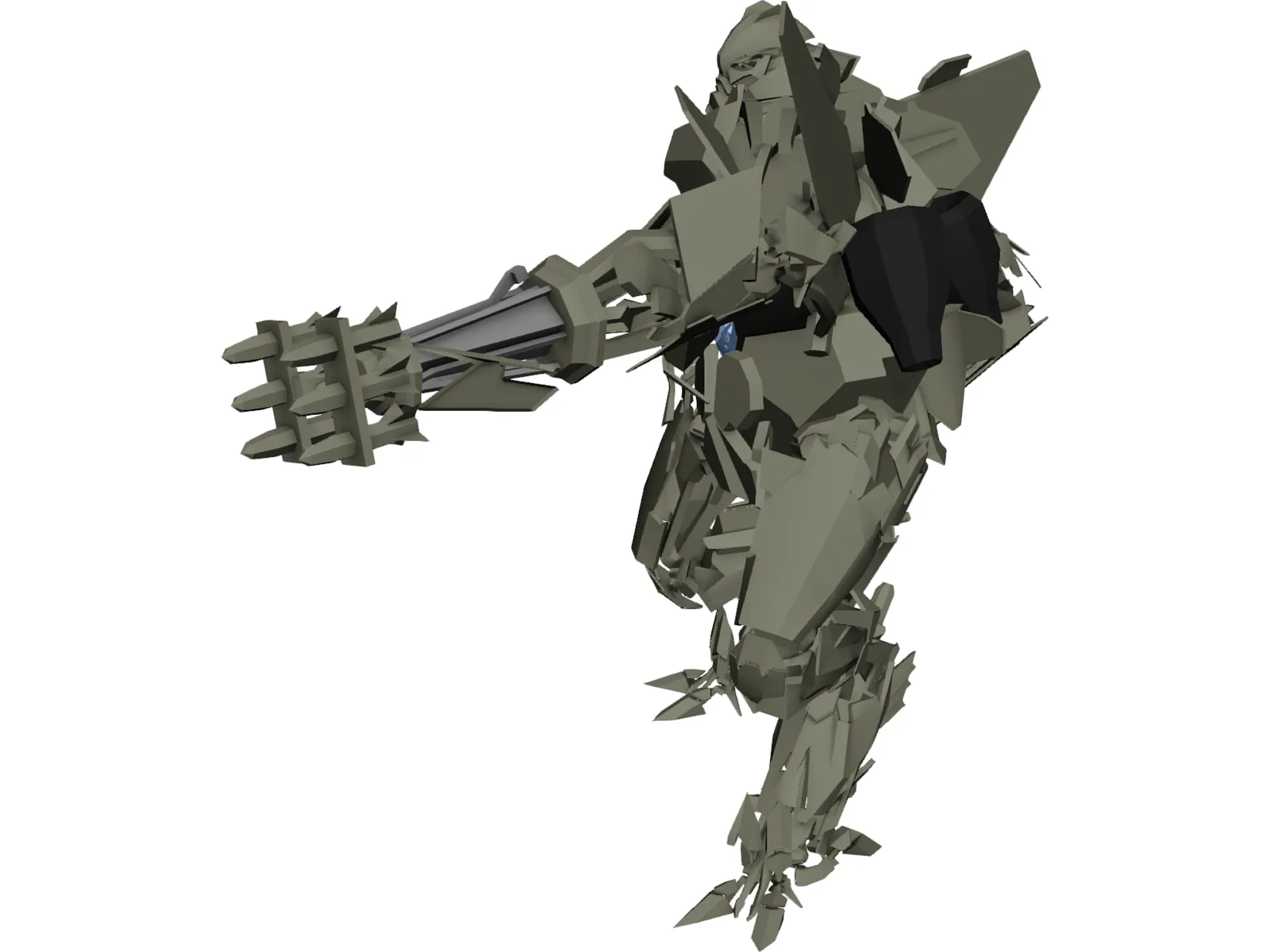Transformers Starscream 3D Model main preview
