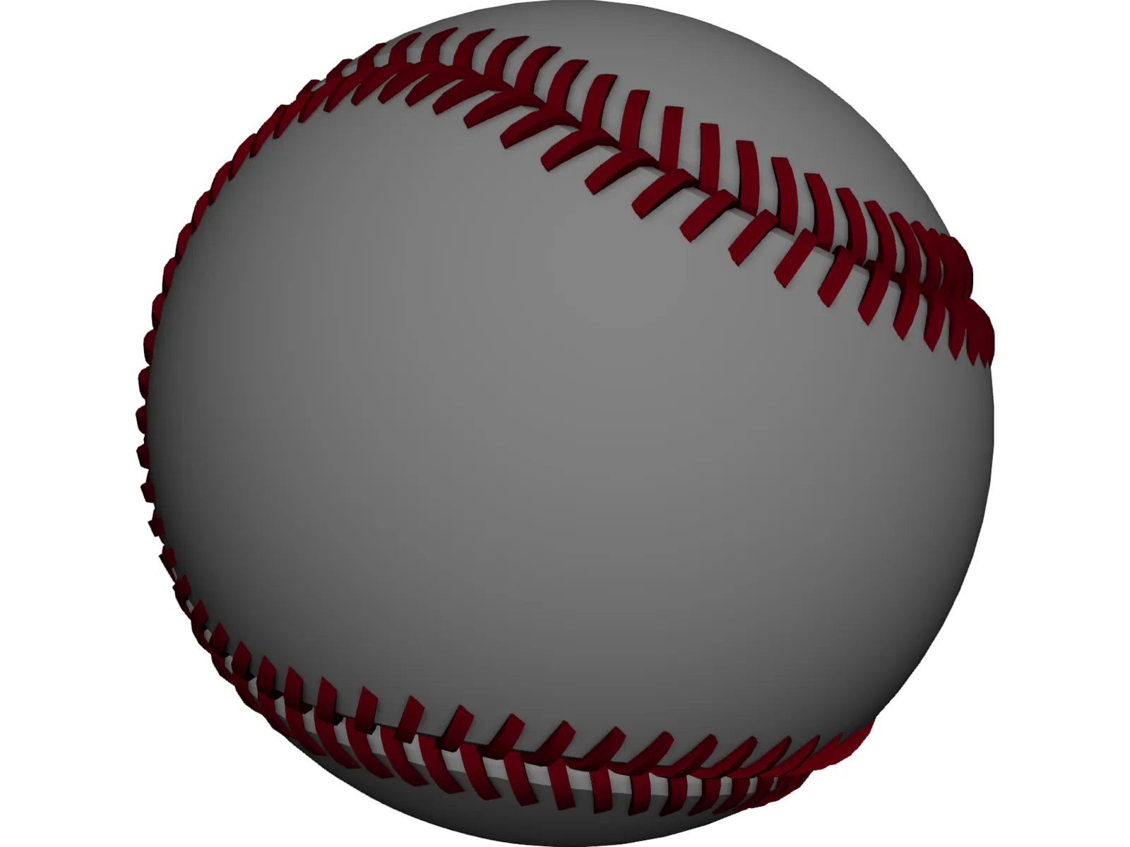 Baseball 3D Model main preview