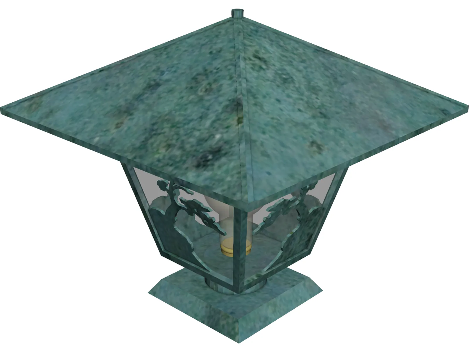 Light Lantern-Craftsman 3D Model main preview