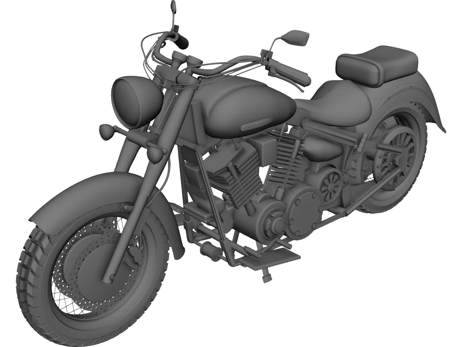 Harley-Davidson 3D Model main preview