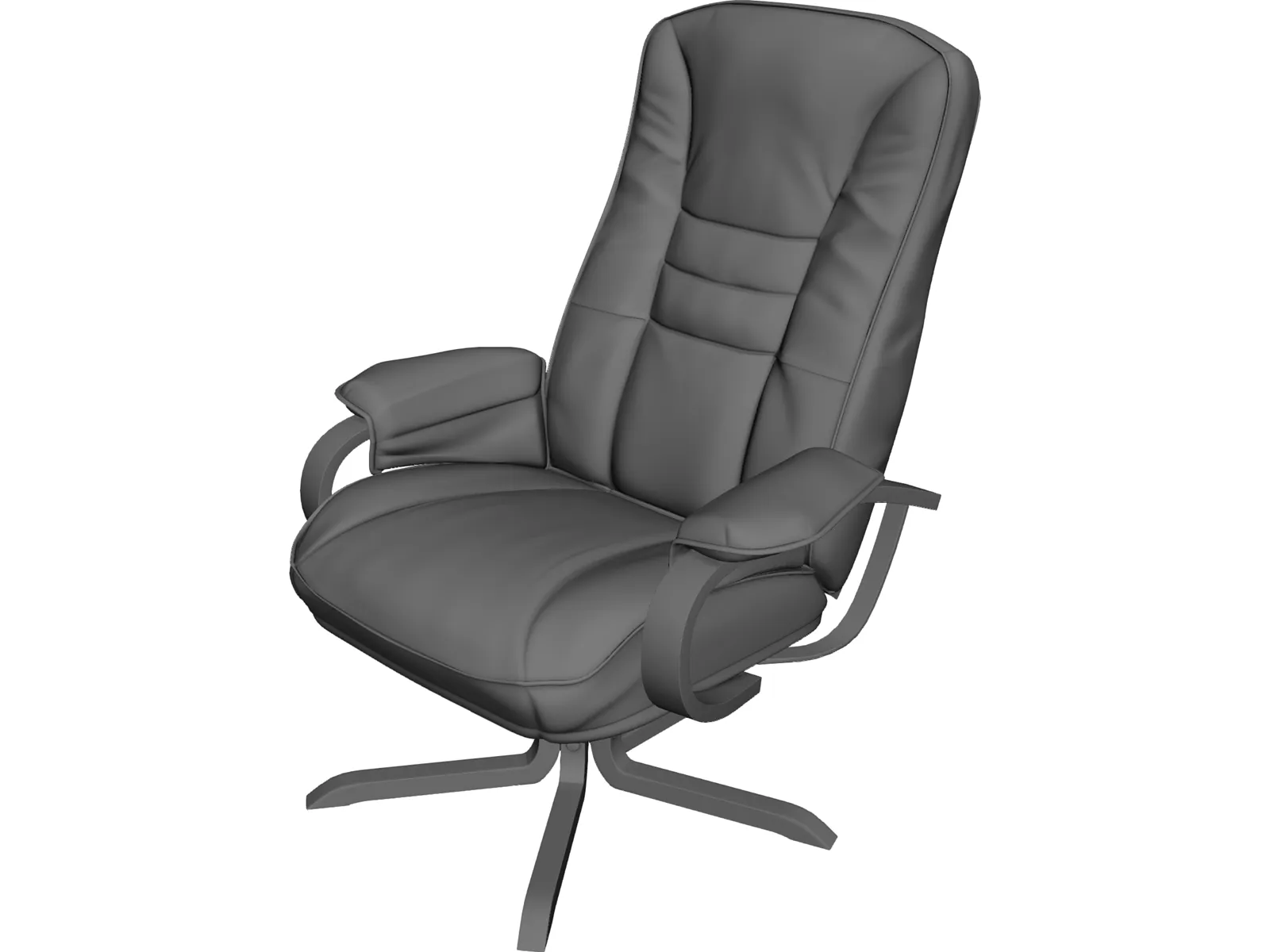 Armchair 3D Model main preview