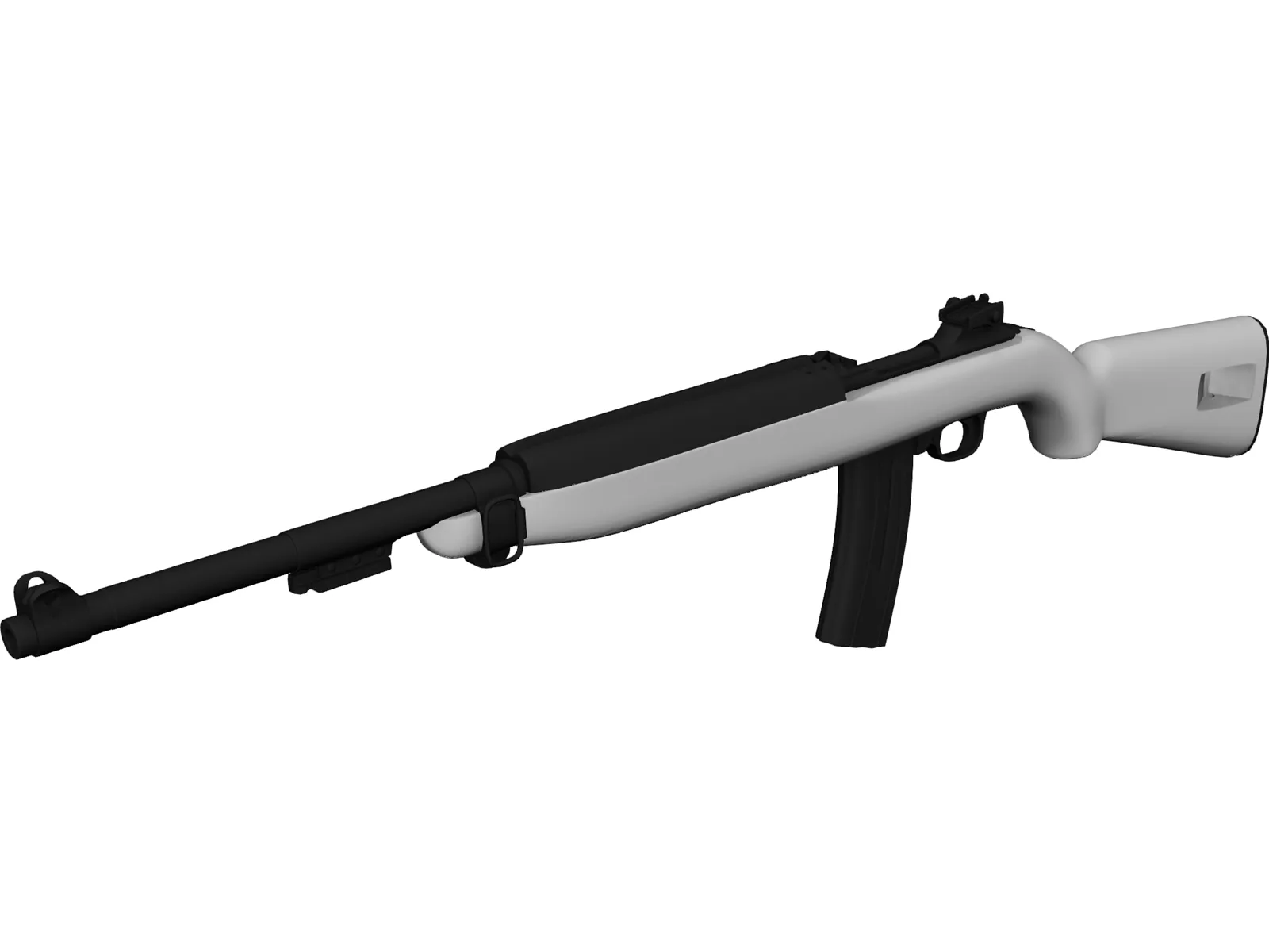 M1 .30 Carbine 3D Model main preview