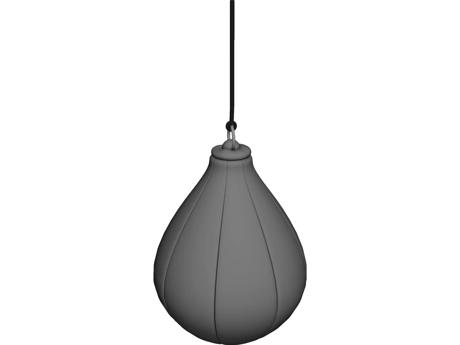 Boxing Pear 3D Model main preview