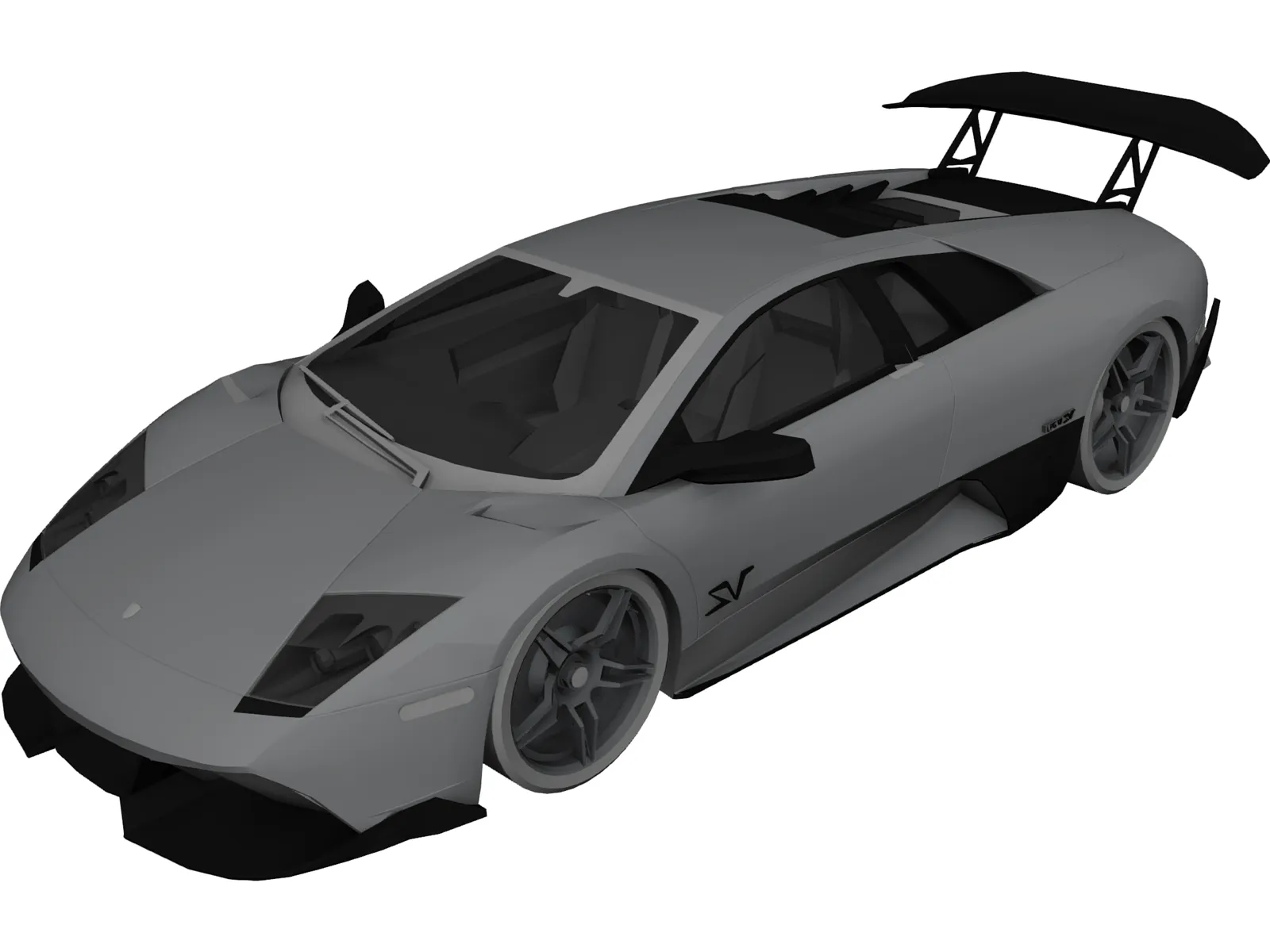 Lamborghini Murcielago LP670-4 SV 3D Model main preview
