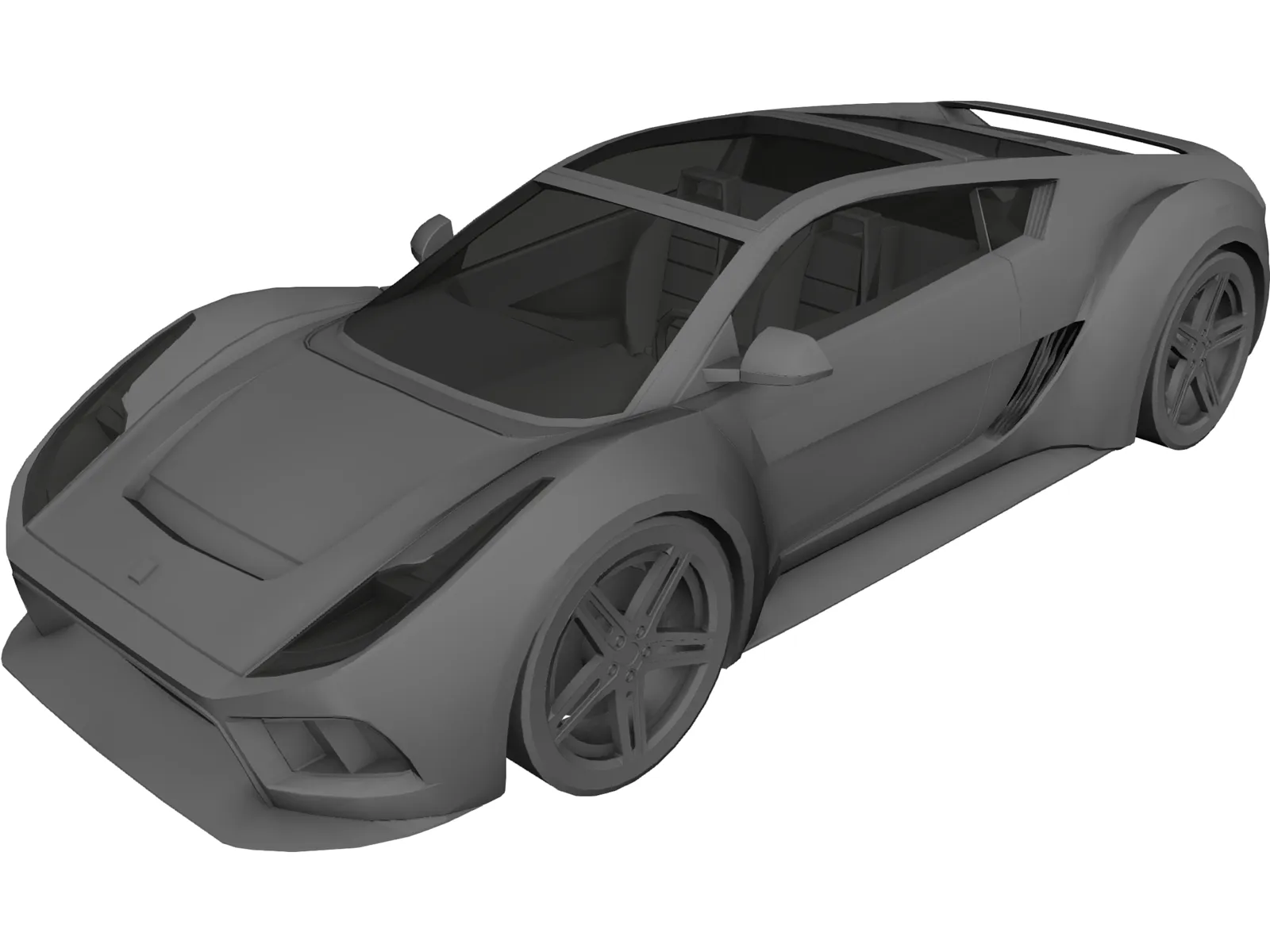 Saleen S5S Raptor (2010) 3D Model main preview