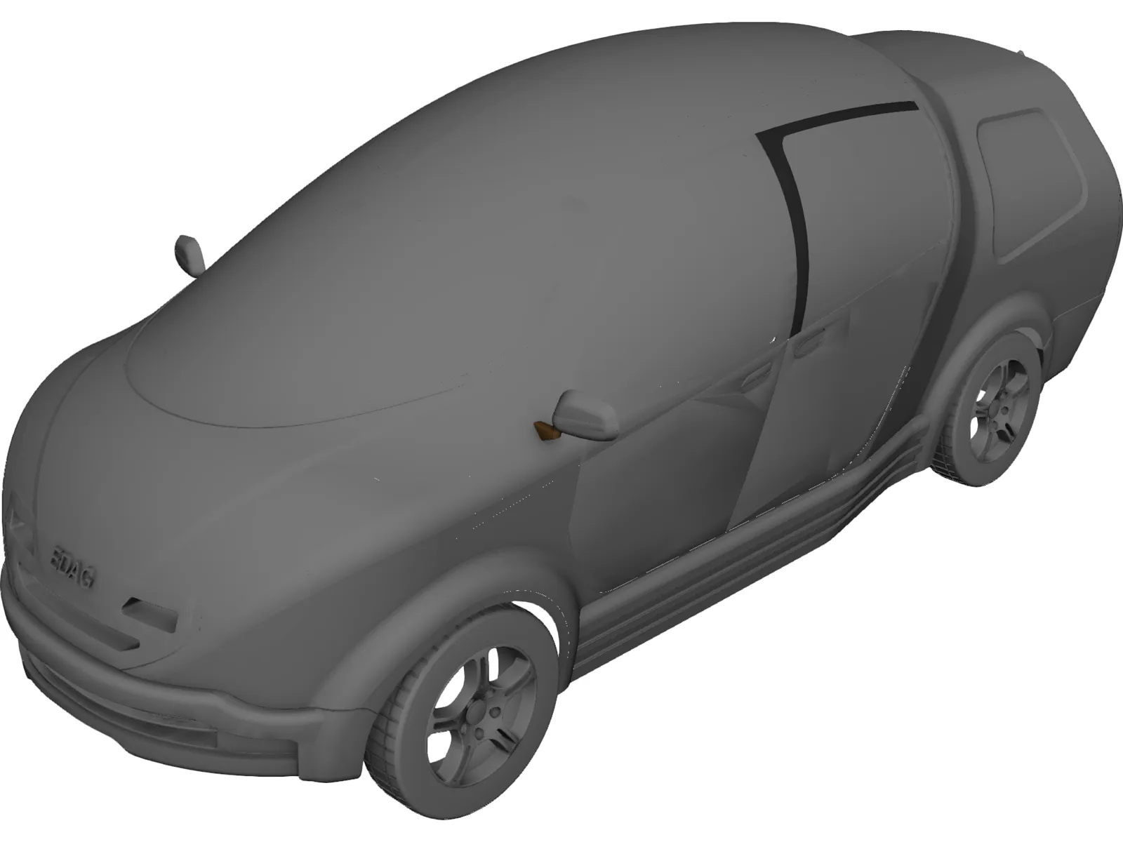 Edag Blaze Concept 3D Model main preview
