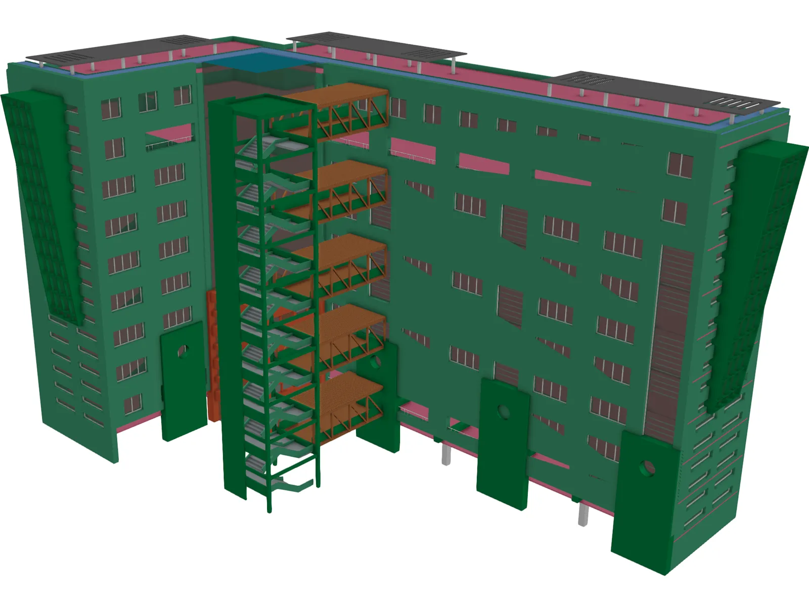 Building 3D Model main preview