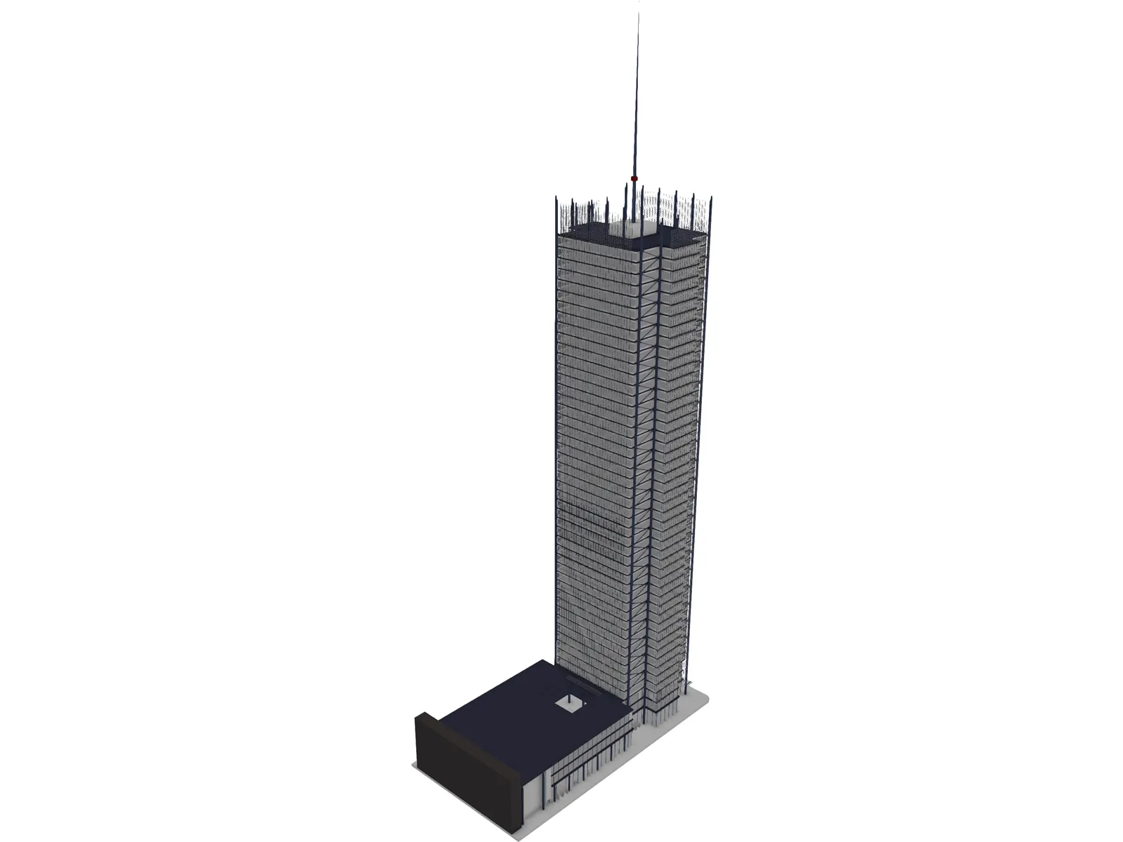 New York Times Building 3D Model main preview
