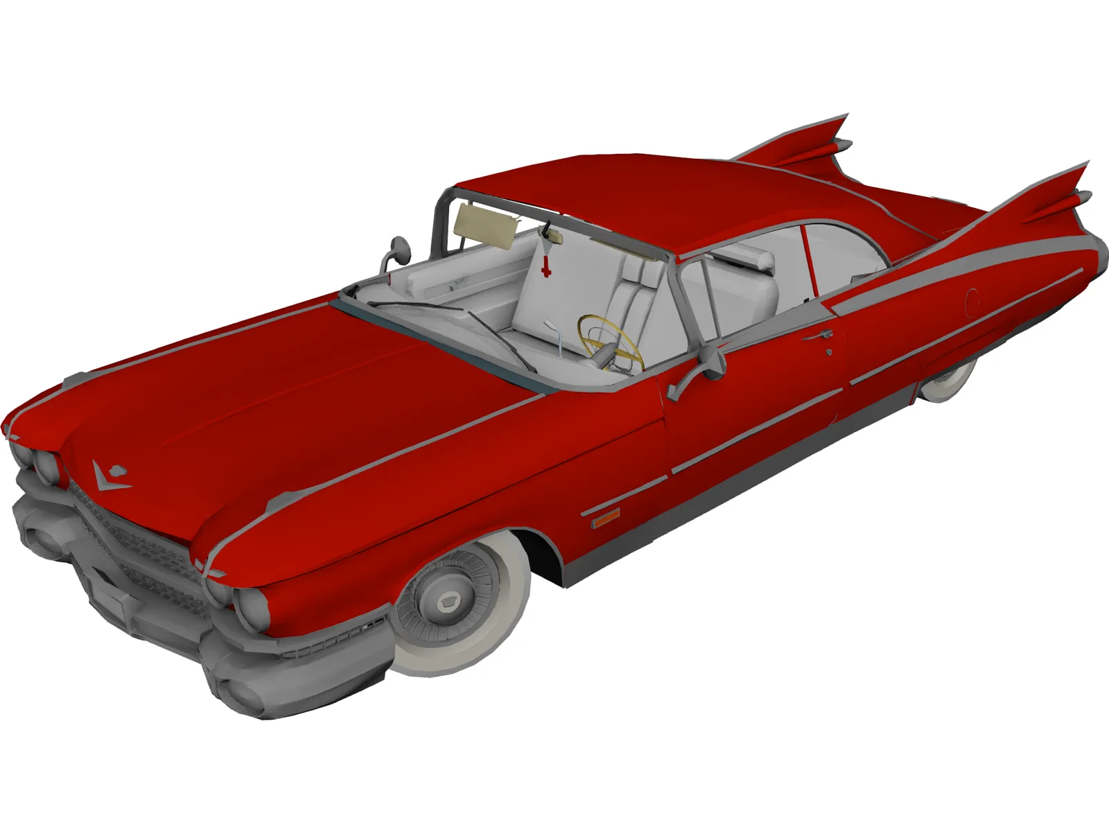Cadillac Eldorado (1959) 3D Model main preview