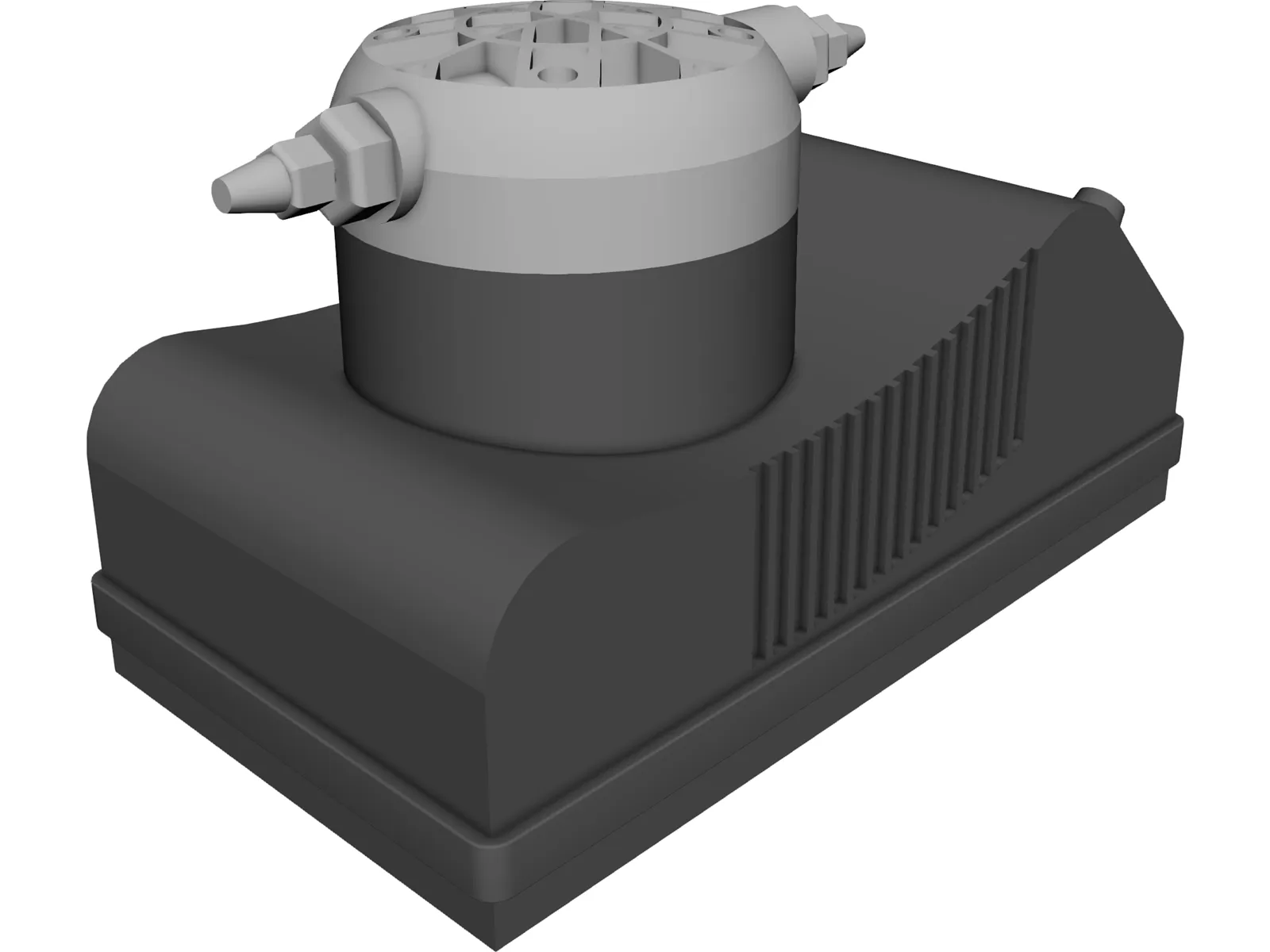 Peristaltic Valve 3D Model main preview