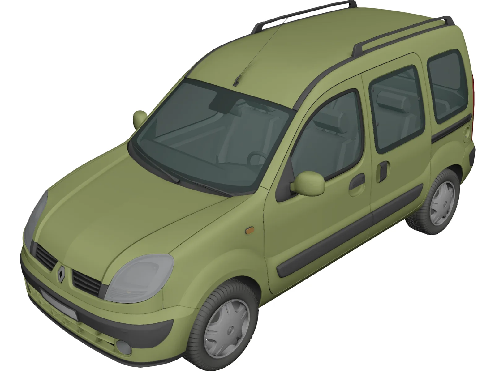 Renault Kangoo 3D Model main preview