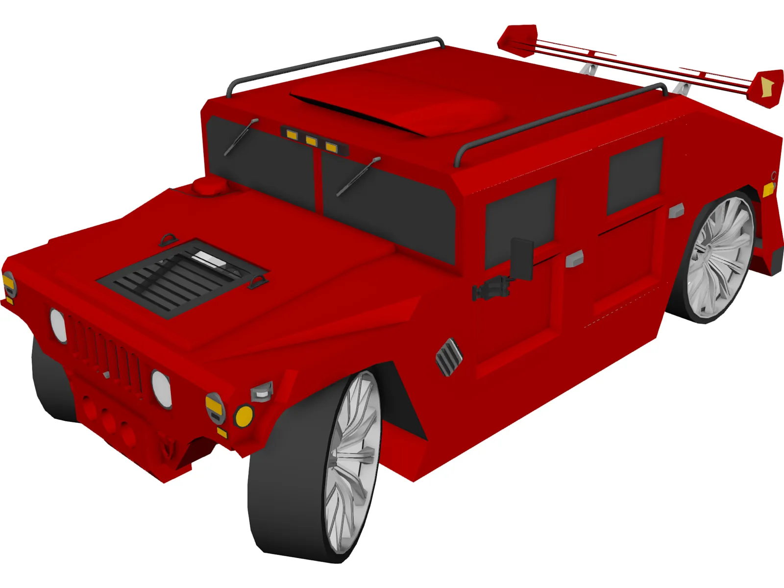 Hummer [Tuned] 3D Model main preview