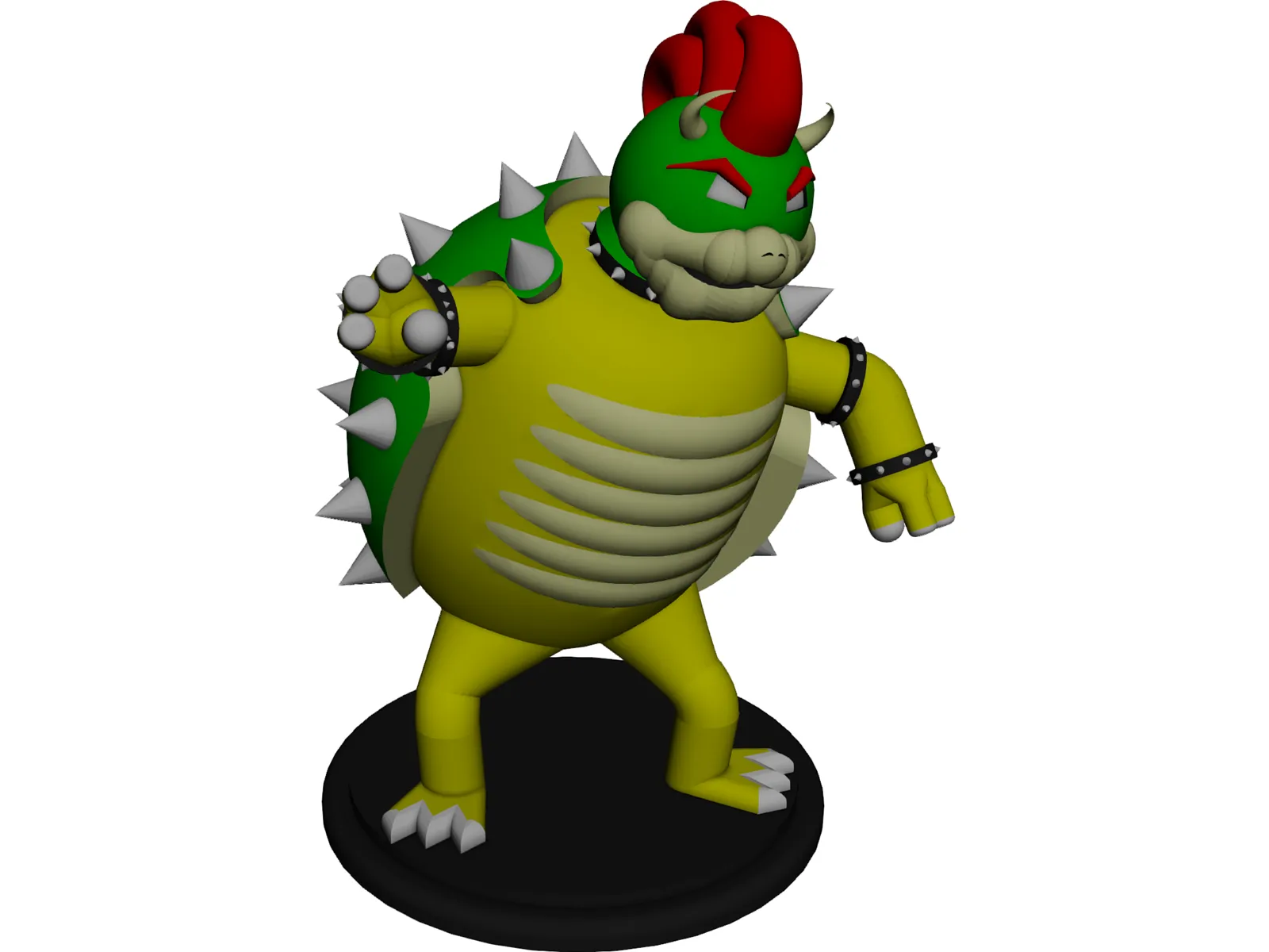 Bowser 3D Model main preview