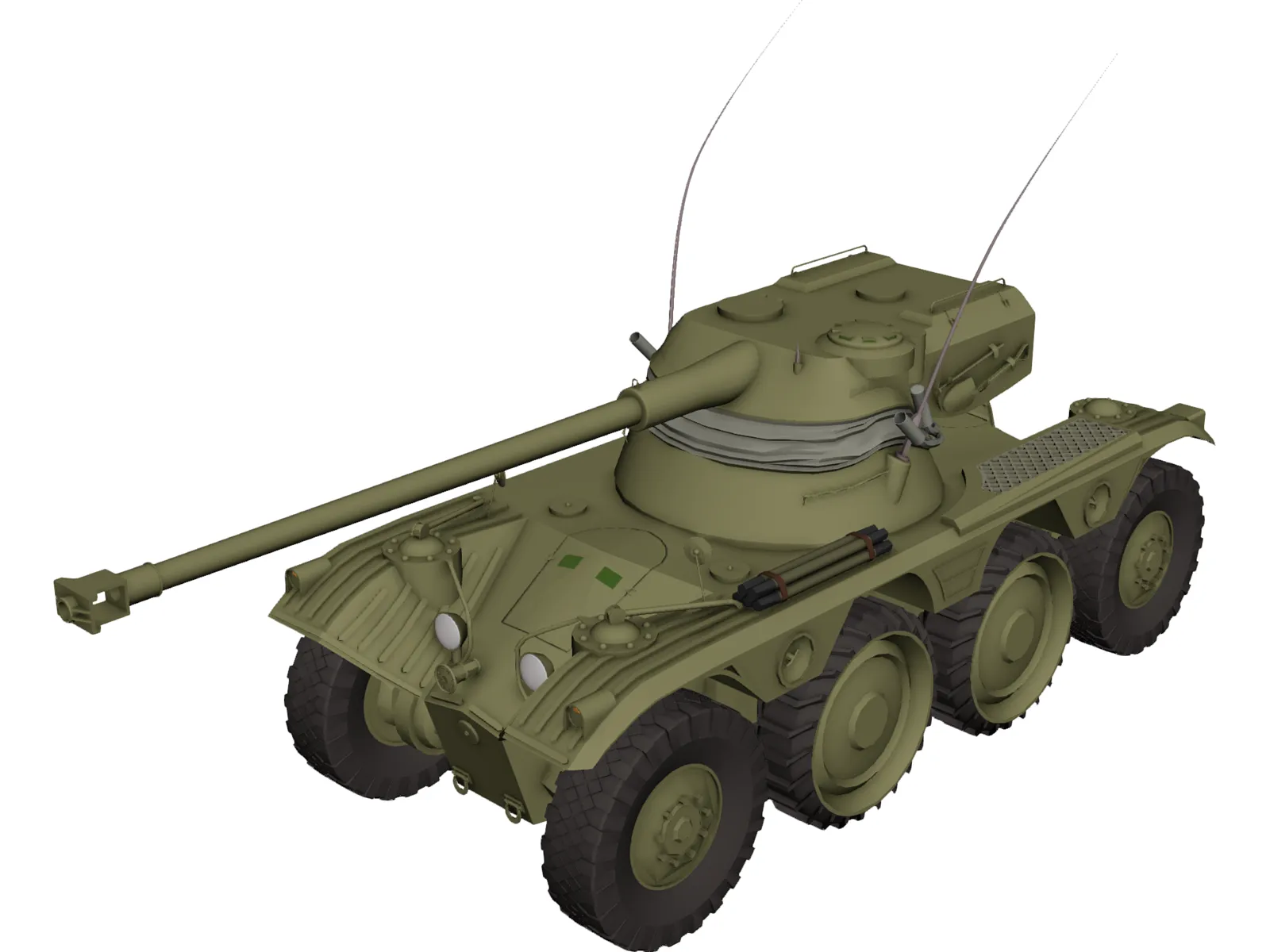 EBR-90 APC 3D Model main preview