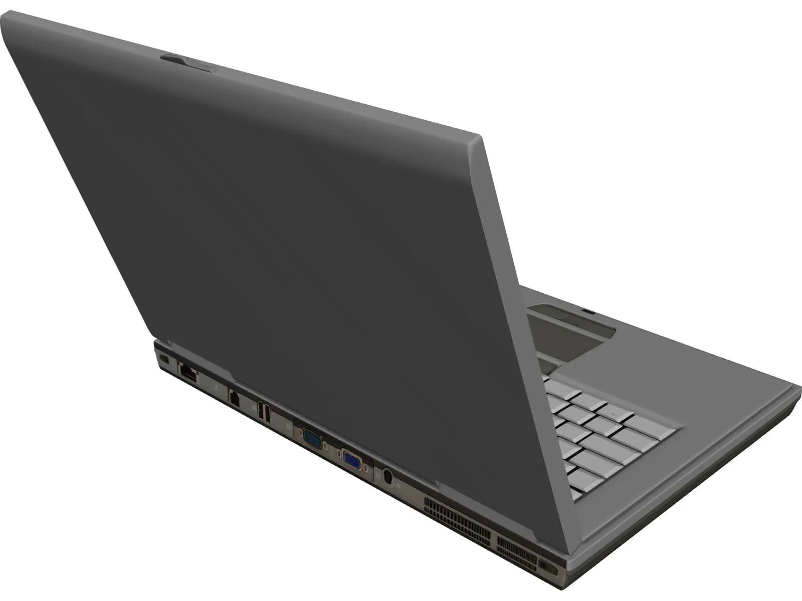 Laptop Dell Latitude 3D Model main preview