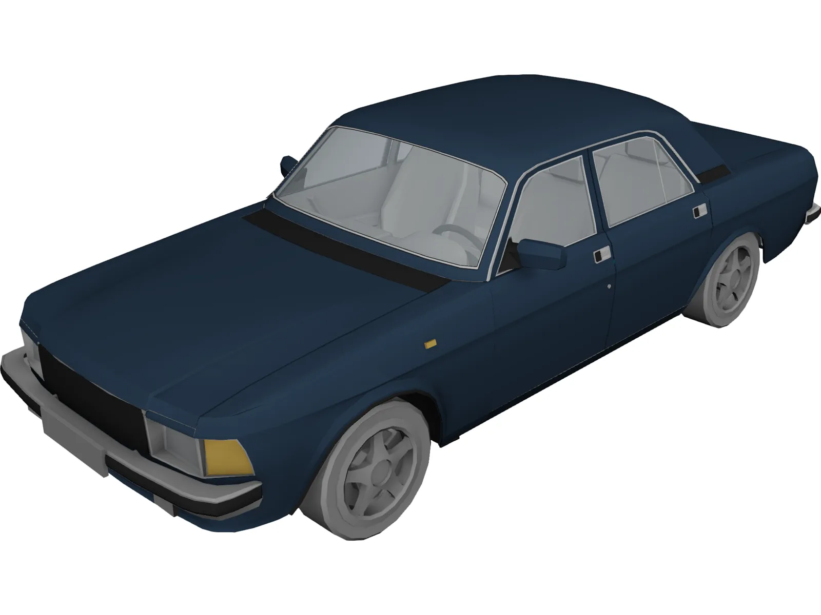 Gaz 3102 Volga 3D Model main preview