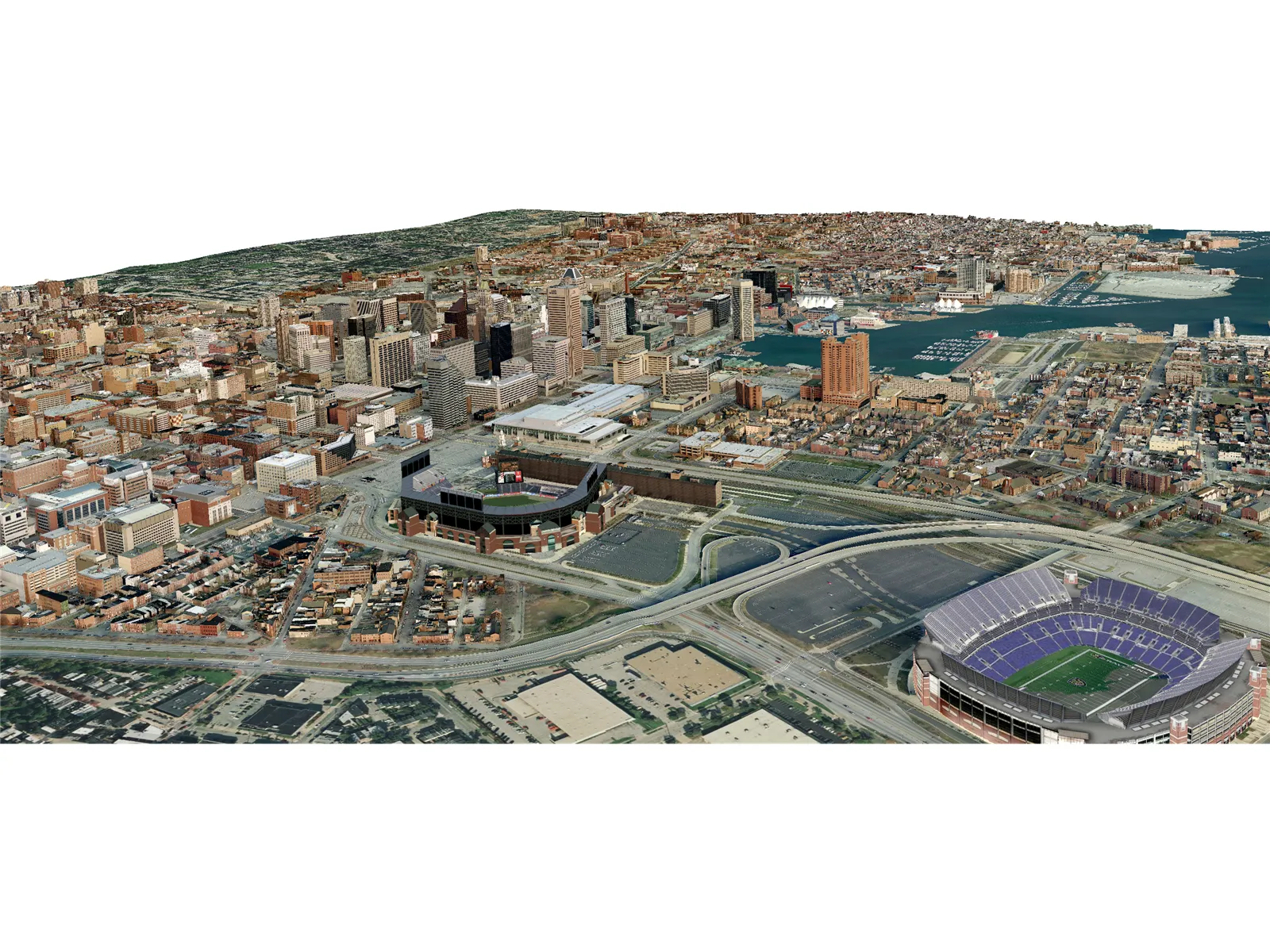 Baltimore City 3D Model main preview