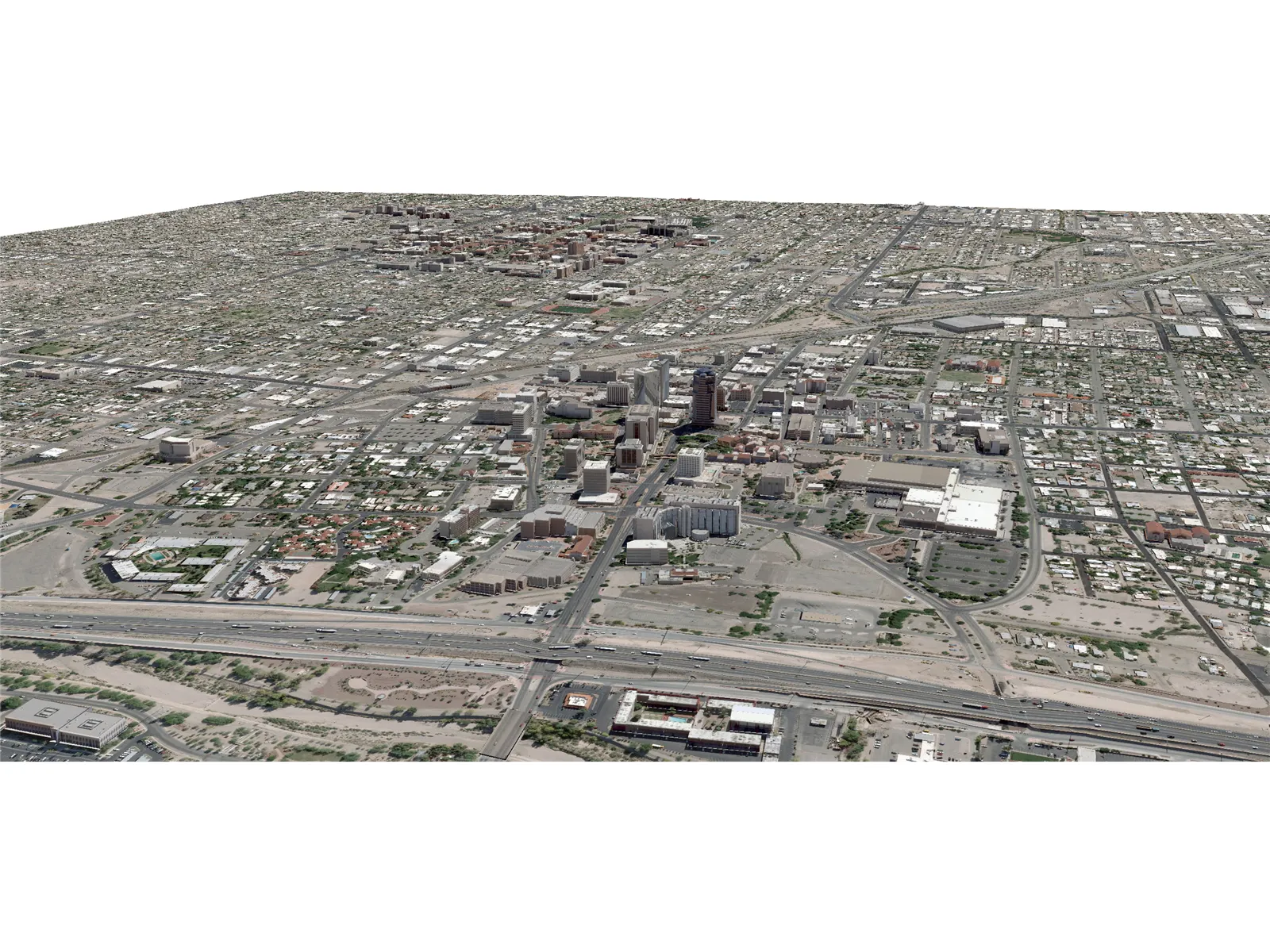 Tucson City 3D Model main preview