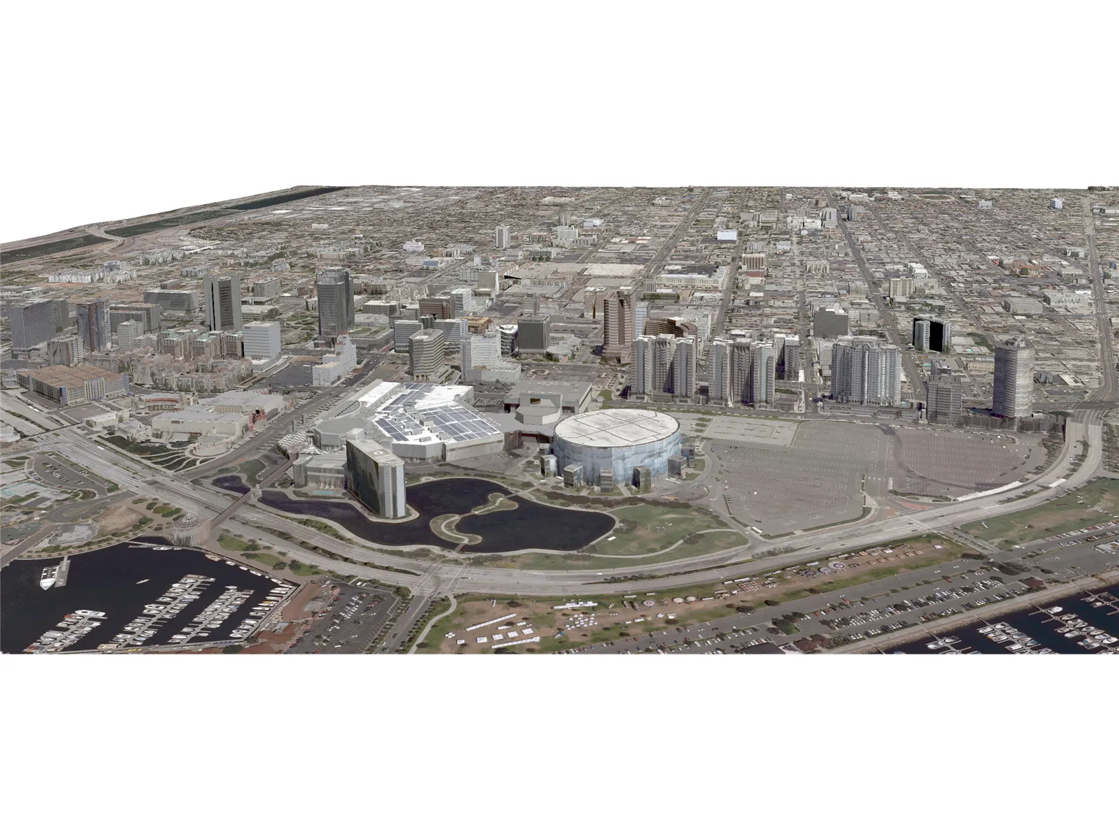 Long Beach City 3D Model main preview