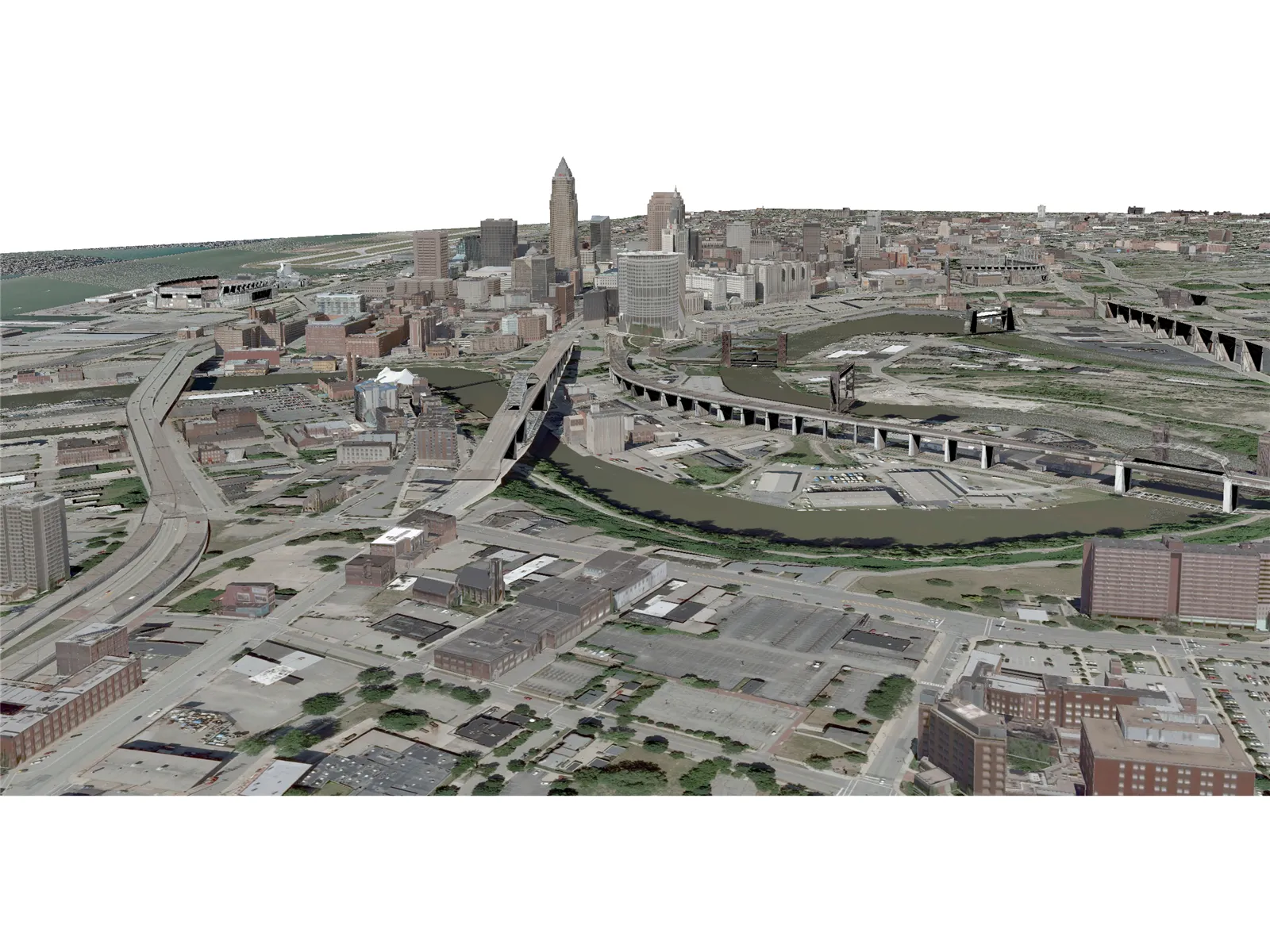 Cleveland City 3D Model main preview