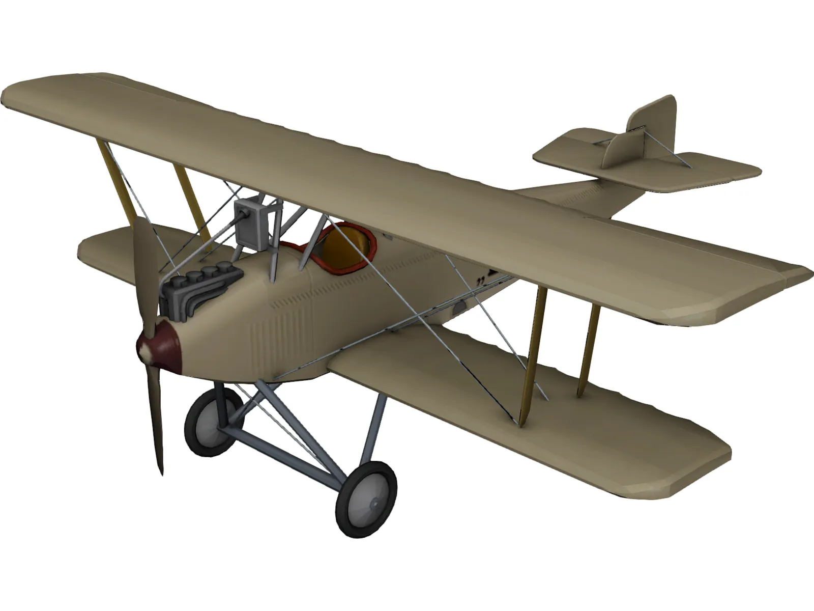 Bohemia B-5 3D Model main preview