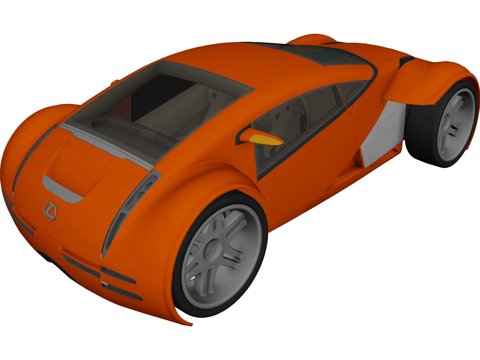 Lexus CS 2054 3D Model main preview