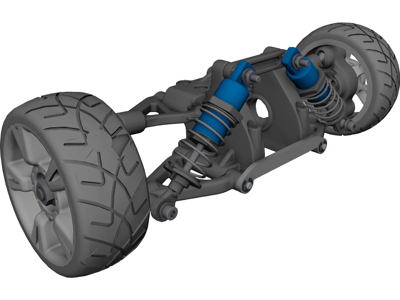 RC Car Suspension Rear 3D Model main preview