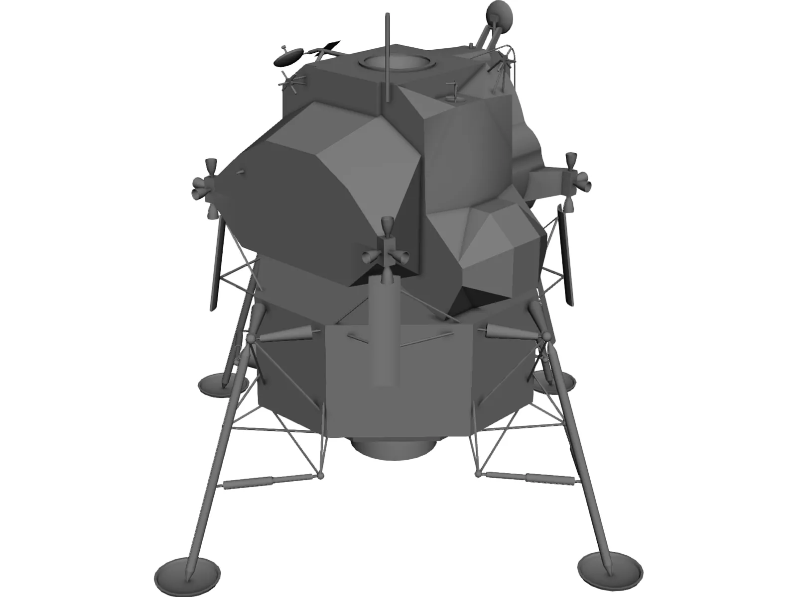 Apollo 11 Lunar Module 3D Model main preview