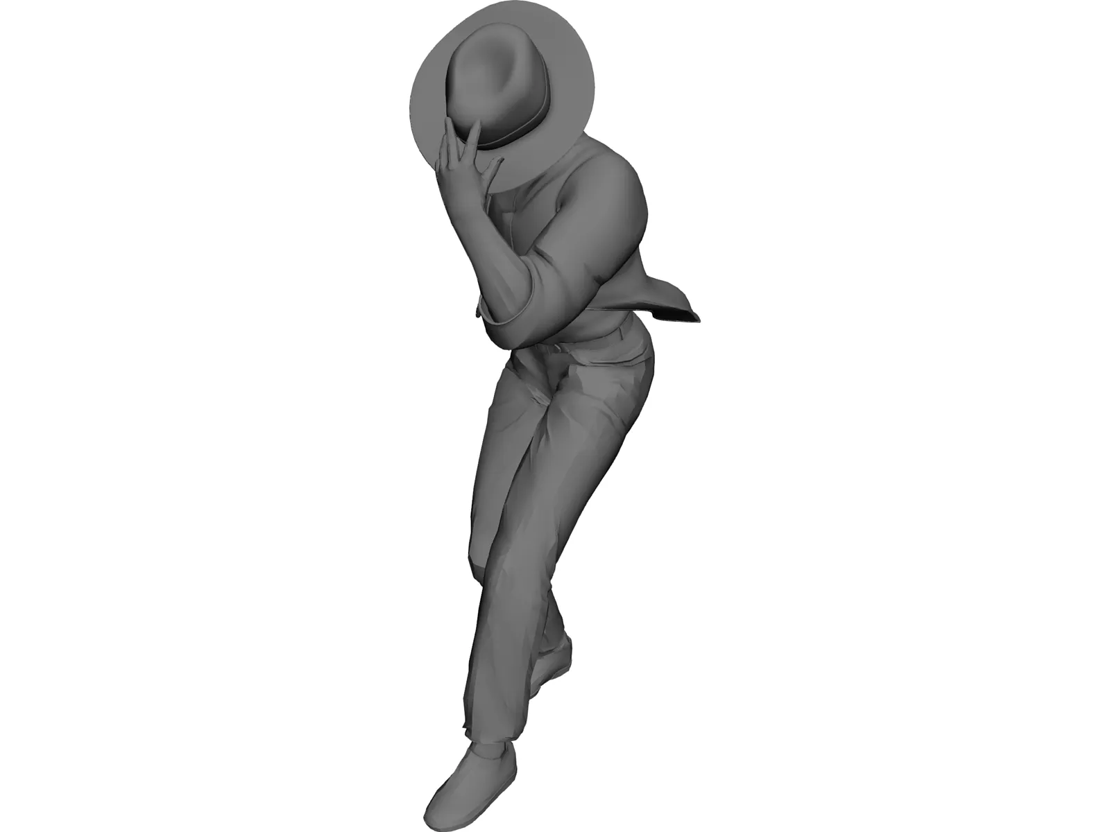 Michael Jackson 3D Model main preview