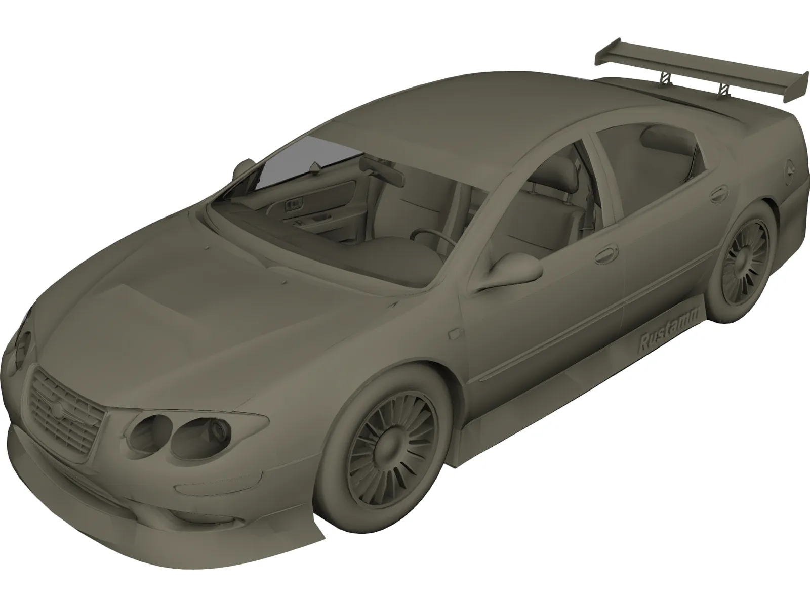 Chrysler 300M Tuning 3D Model main preview