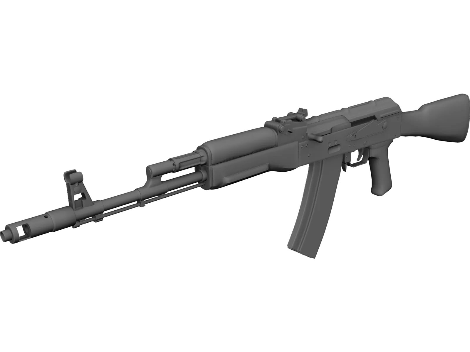 AK-74 3D Model main preview