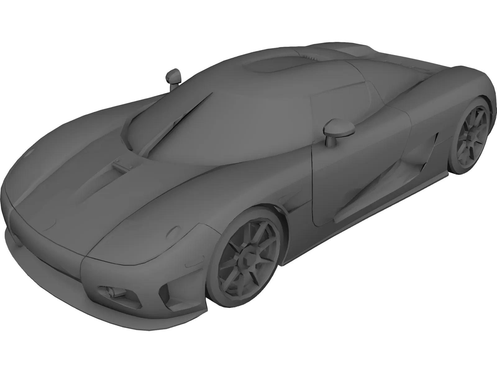 Koenigsegg CCXR 3D Model main preview